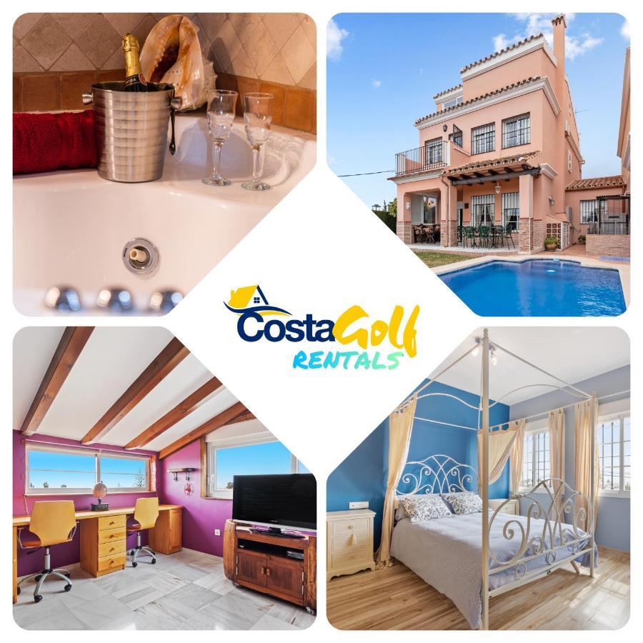 Villa Estilo Mediterranea Con Piscina, Jardin, Bbq Y Jacuzzi - Villa Bel Air Real Εστεπόνα Εξωτερικό φωτογραφία