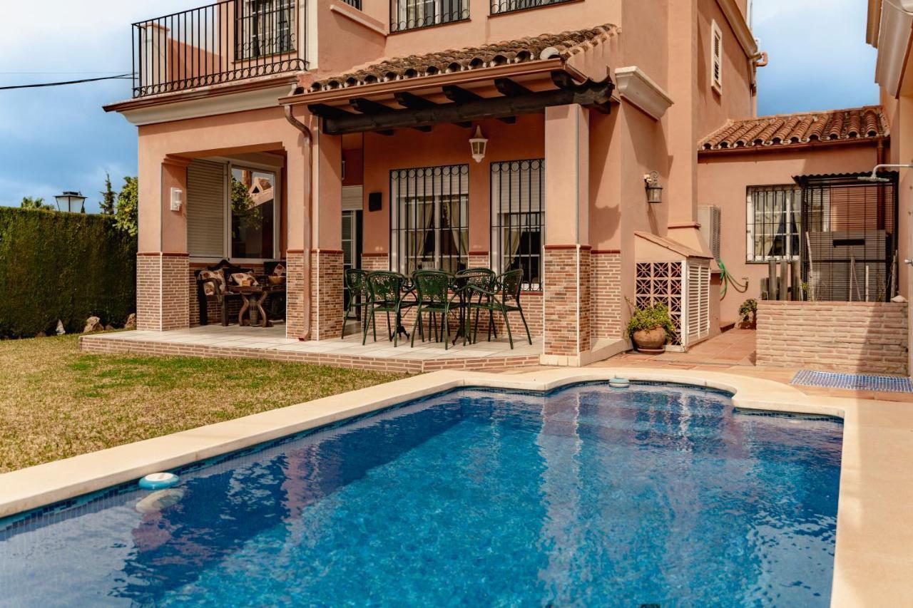 Villa Estilo Mediterranea Con Piscina, Jardin, Bbq Y Jacuzzi - Villa Bel Air Real Εστεπόνα Εξωτερικό φωτογραφία